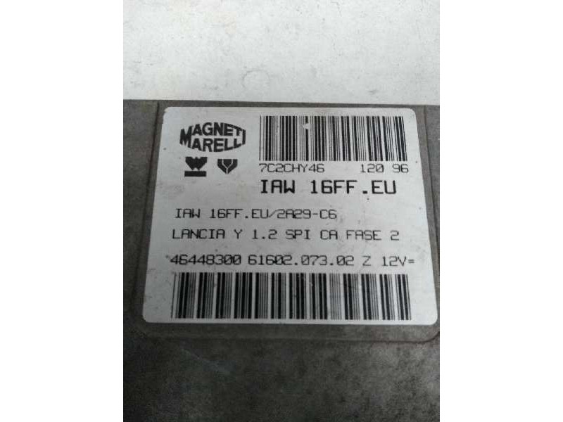 Recambio de centralita motor uce para lancia lancia y 1.2 ls referencia OEM IAM IAW16FFEU 46448300 6160207302