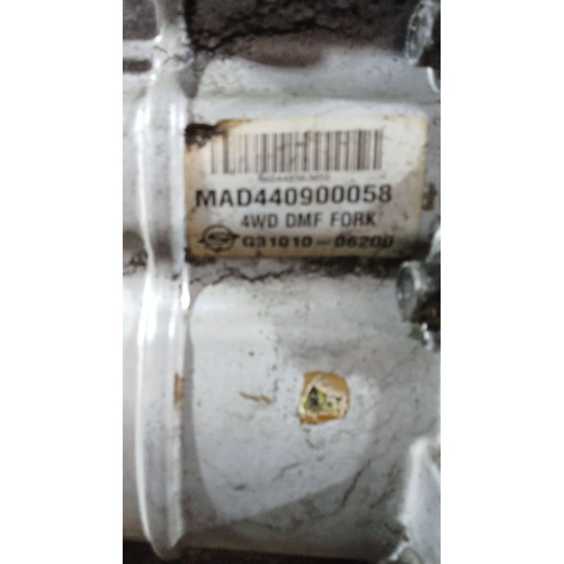 Recambio de caja cambios para ssangyong korando (kj) 2.9 td referencia OEM IAM MAD440900004 5v G310100620D 4WDDMFFORK