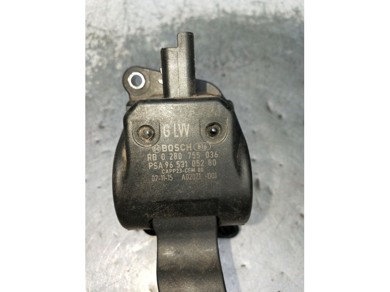 Recambio de potenciometro pedal para citroën berlingo / berlingo first furgoneta/monovolumen (m_) 1.6 hdi 75 (mb9hw) referencia 