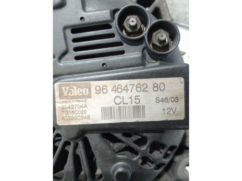 Recambio de alternador para citroën c2 (jm_) 1.4 hdi referencia OEM IAM 9646476280 2542704A 