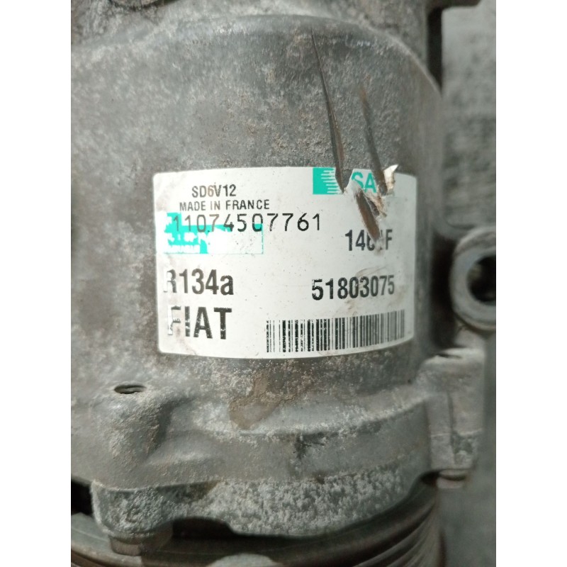 Recambio de compresor aire acondicionado para fiat linea (323_, 110_) 1.3 d multijet (323axb11, 323axb1a) referencia OEM IAM 518