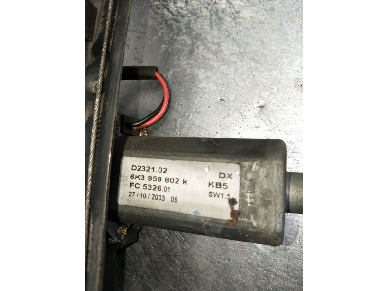 Recambio de elevalunas delantero derecho para seat ibiza ii (6k1) 1.9 tdi referencia OEM IAM 6K3959802K 3P 