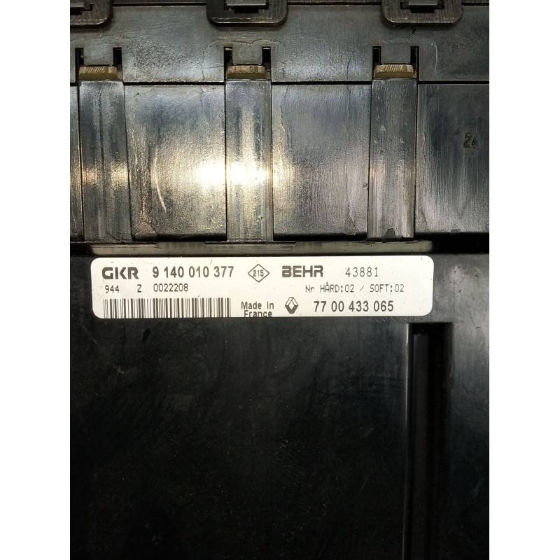 Recambio de mando calefaccion / aire acondicionado para renault laguna (b56) 2.2 dt rxe referencia OEM IAM 7700433065 9140010377