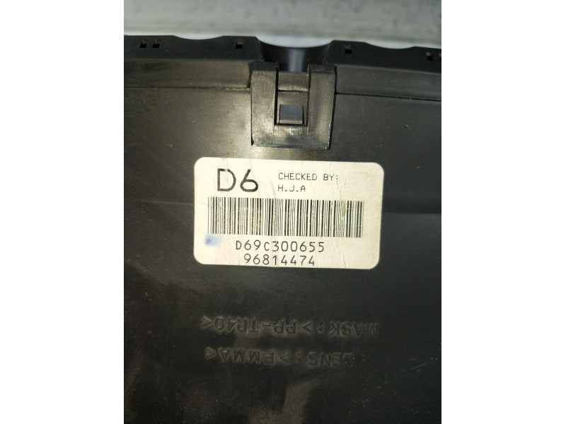 Recambio de cuadro instrumentos para chevrolet aveo / kalos sedán (t250, t255) 1.4 referencia OEM IAM 96814474  