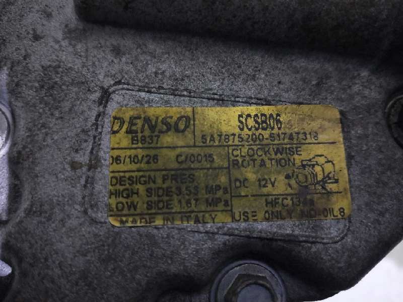 Recambio de compresor aire acondicionado para lancia ypsilon (101) 1.4 cat referencia OEM IAM SA7875200 51747318 