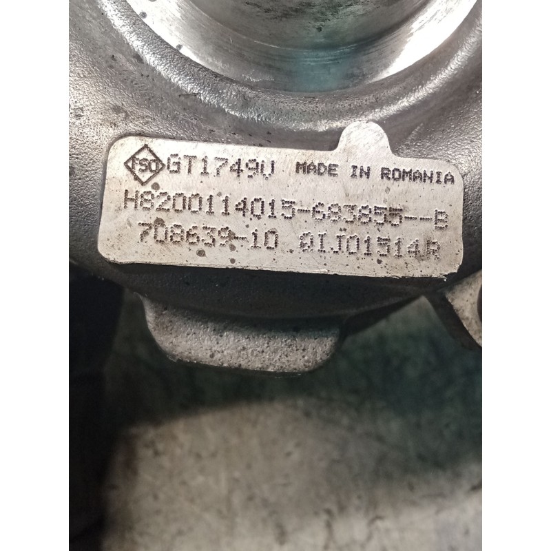 Recambio de turbocompresor para renault laguna ii (bg0/1_) 1.9 dci (bg08, bg0g) referencia OEM IAM H8200114015 683855B  