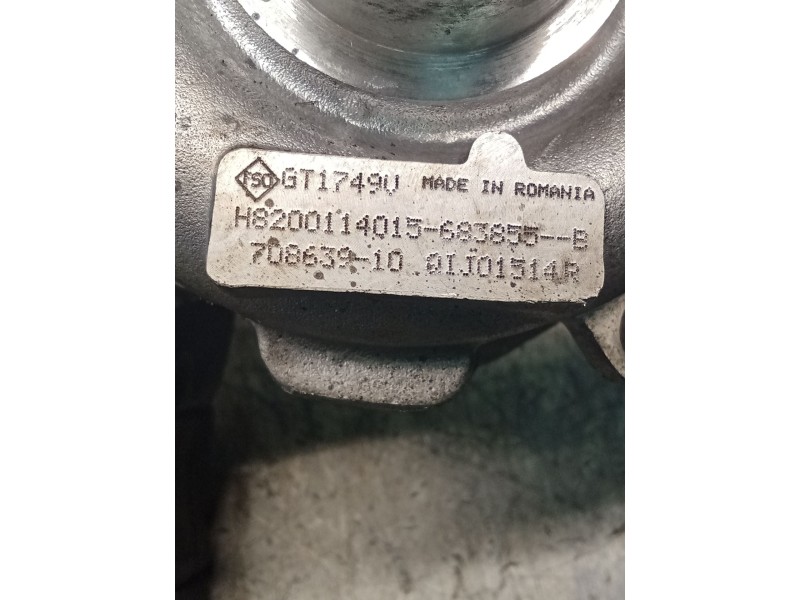 Recambio de turbocompresor para renault laguna ii (bg0/1_) 1.9 dci (bg08, bg0g) referencia OEM IAM H8200114015 683855B  