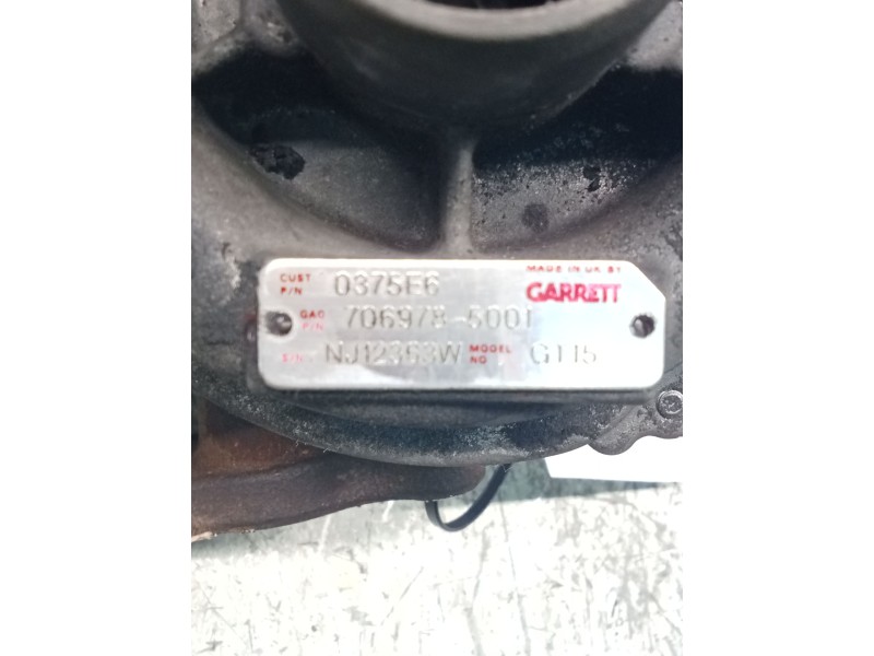 Recambio de turbocompresor para peugeot expert (224_) 2.0 hdi referencia OEM IAM 0375E6 7069785001 