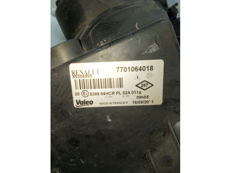 Recambio de faro izquierdo para renault megane ii station wagon (km0/1_) 1.5 dci (km02, km13) referencia OEM IAM 89306995 770106