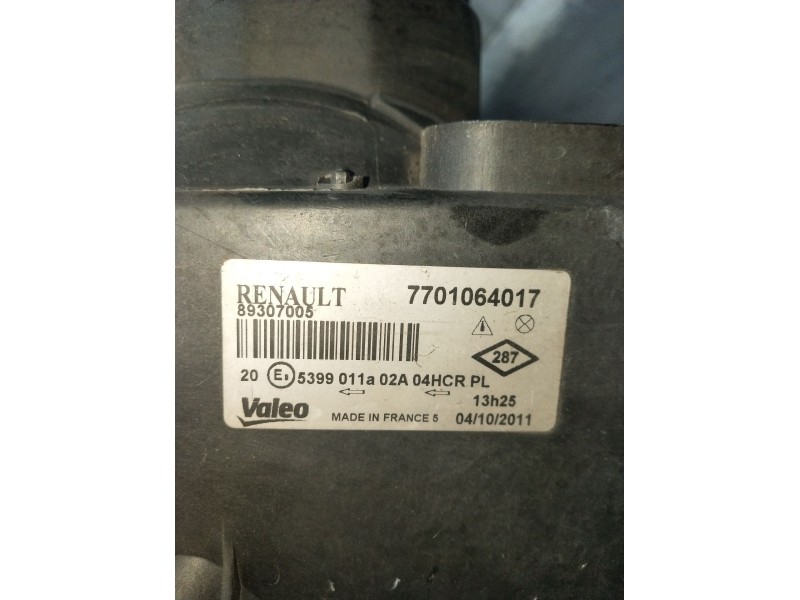 Recambio de faro derecho para renault megane ii station wagon (km0/1_) 1.5 dci (km02, km13) referencia OEM IAM 89307005 77010640