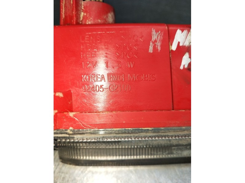 Recambio de piloto marcha atras para hyundai ioniq (ae) 1.6 gdi hybrid referencia OEM IAM 92405G2100  