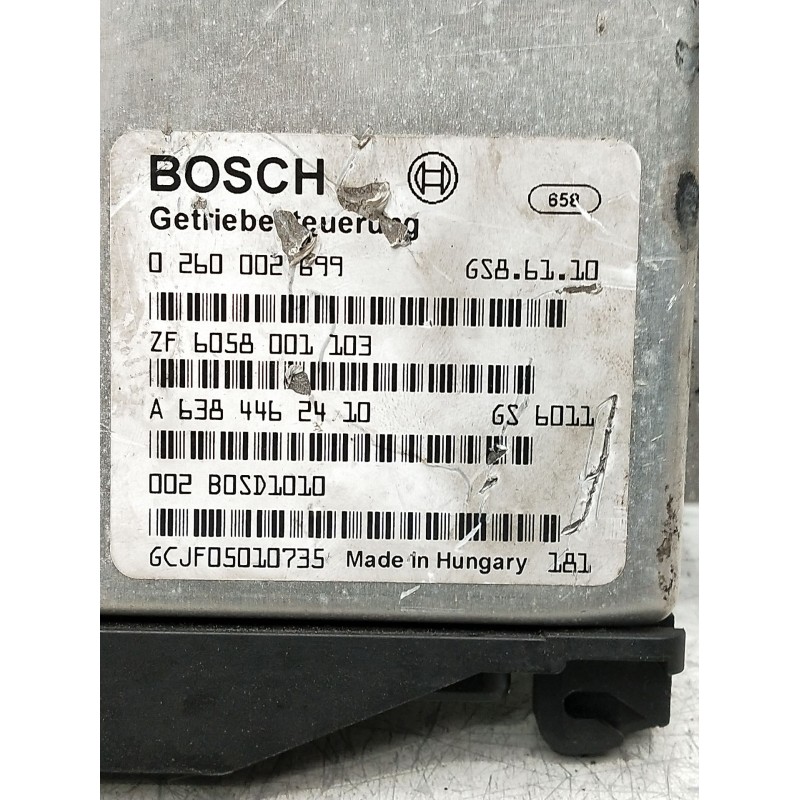 Recambio de centralita cambio automatico para mercedes-benz clase v (638/2) v 220 cdi (638.294) referencia OEM IAM 0260002699 A6