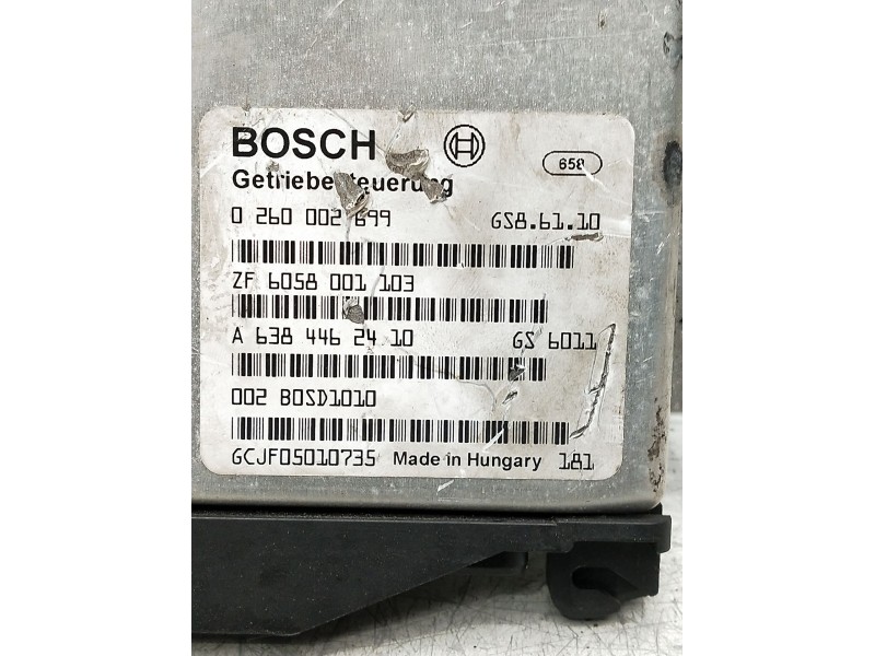 Recambio de centralita cambio automatico para mercedes-benz clase v (638/2) v 220 cdi (638.294) referencia OEM IAM 0260002699 A6