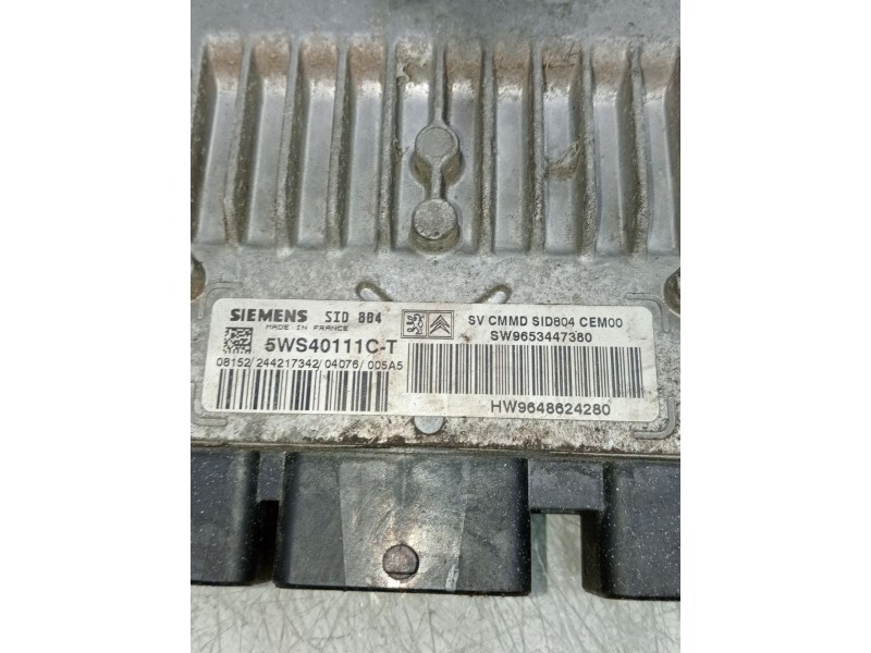 Recambio de centralita motor uce para citroën c2 (jm_) 1.4 hdi referencia OEM IAM 5ws40111ct sw9653447380 