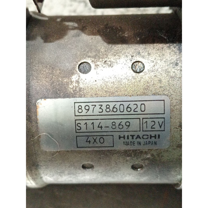 Recambio de motor arranque para opel astra g sedán (t98) 1.7 dti 16v (f69) referencia OEM IAM 8973860620 S114869 