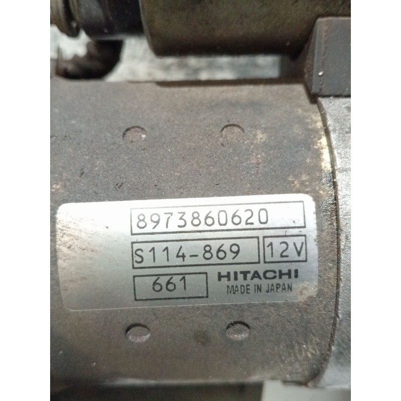 Recambio de motor arranque para opel astra h (a04) 1.7 cdti (l48) referencia OEM IAM 8973860620 S114869 