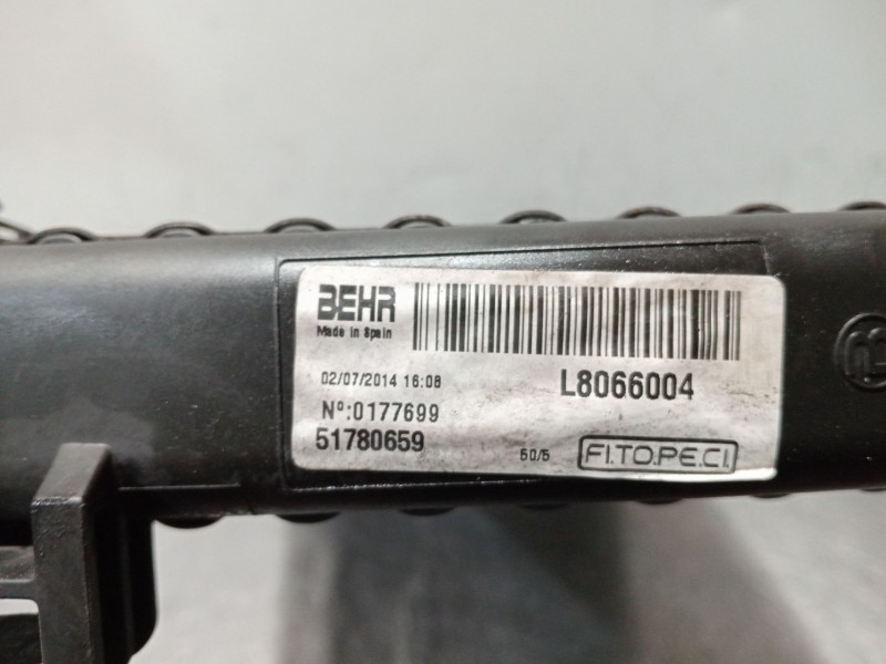 Recambio de radiador agua para citroën nemo furgoneta/monovolumen (aa_) 1.3 hdi 75 referencia OEM IAM 51780659 L8066004 