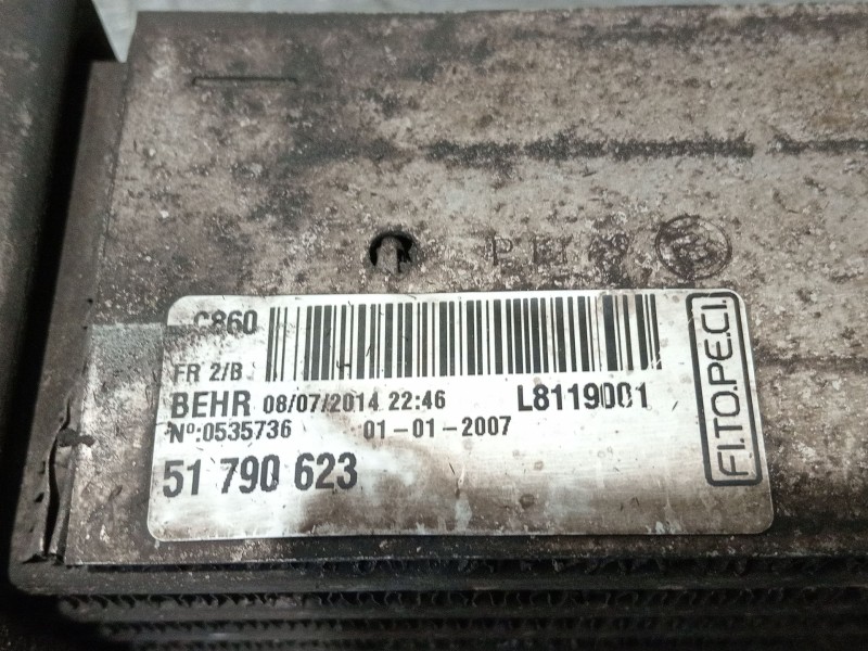 Recambio de intercooler para citroën nemo furgoneta/monovolumen (aa_) 1.3 hdi 75 referencia OEM IAM 51790623 L8119001 