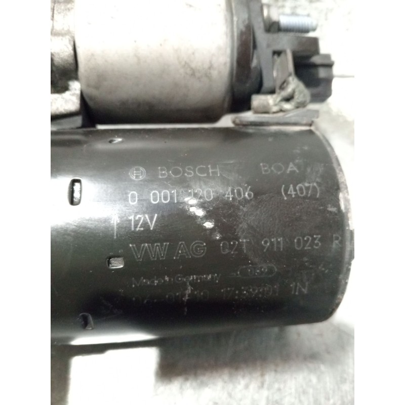 Recambio de motor arranque para volkswagen polo iv (9n_, 9a_) 1.4 16v referencia OEM IAM 02T911023R 0001120406 
