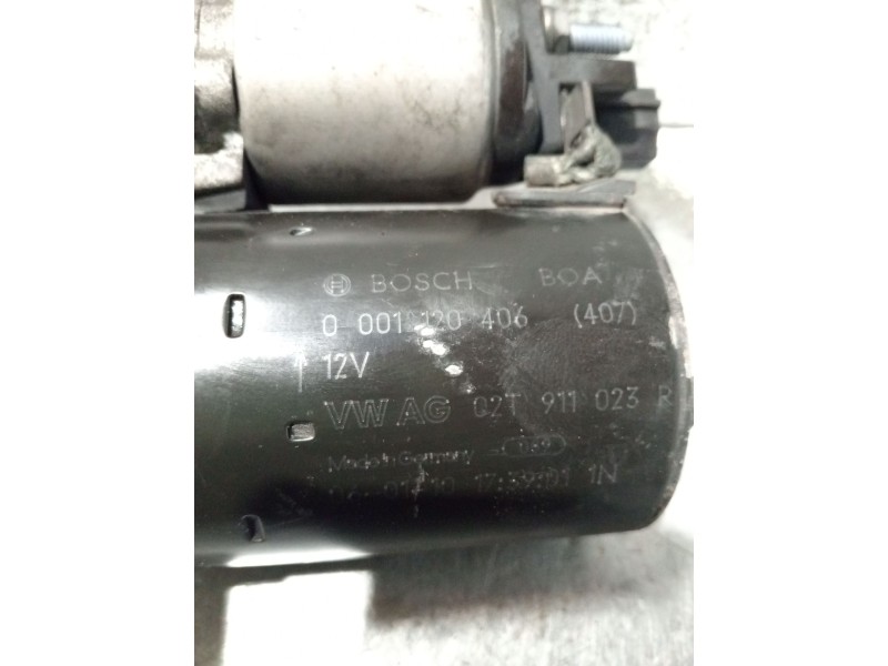 Recambio de motor arranque para volkswagen polo iv (9n_, 9a_) 1.4 16v referencia OEM IAM 02T911023R 0001120406 