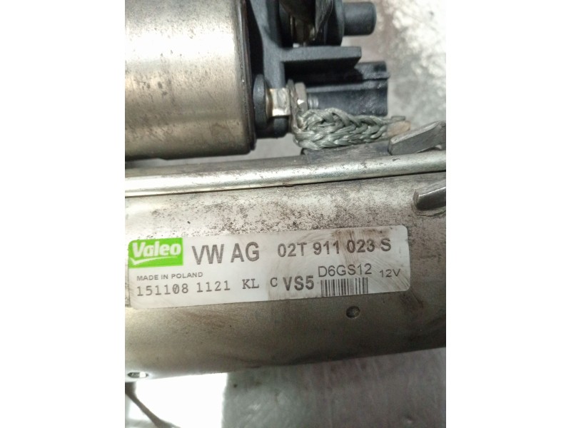Recambio de motor arranque para seat ibiza iv (6j5, 6p1) 1.6 referencia OEM IAM 02T911023S  