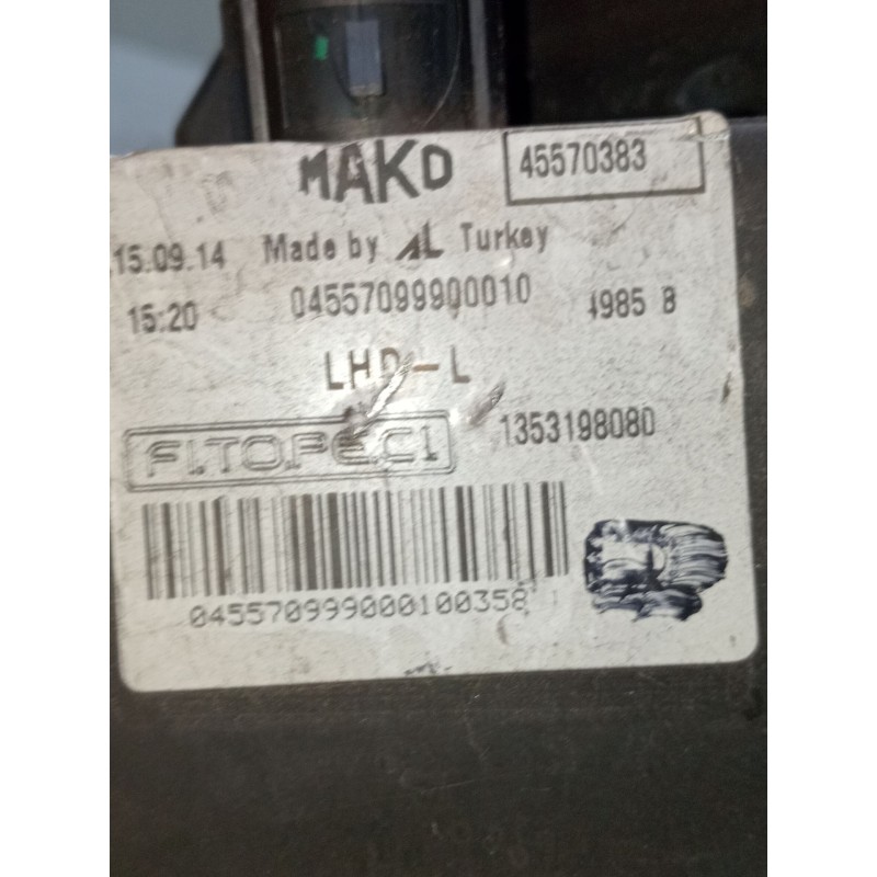 Recambio de faro izquierdo para citroën nemo furgoneta/monovolumen (aa_) 1.3 hdi 75 referencia OEM IAM 04557099900010 1353198080