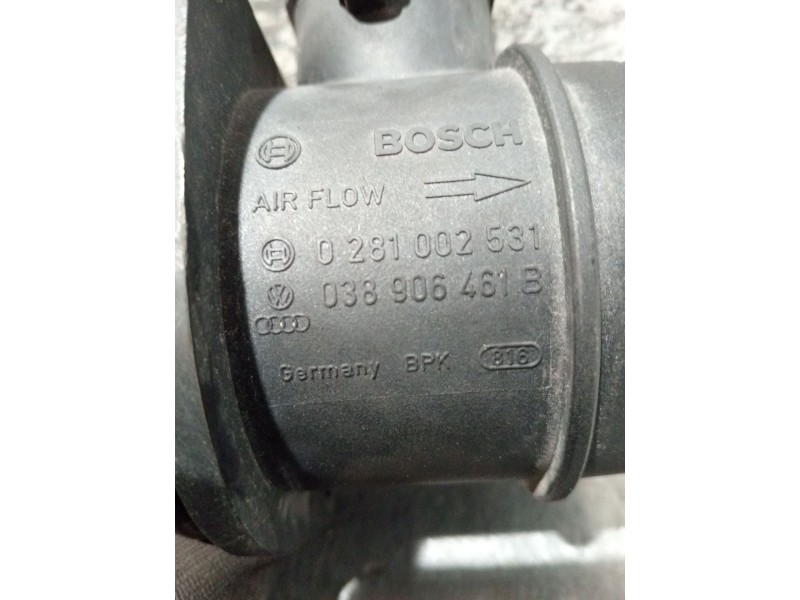 Recambio de caudalimetro para volkswagen golf v berlina (1k1) 1.9 tdi referencia OEM IAM 038906461B 0281002531 