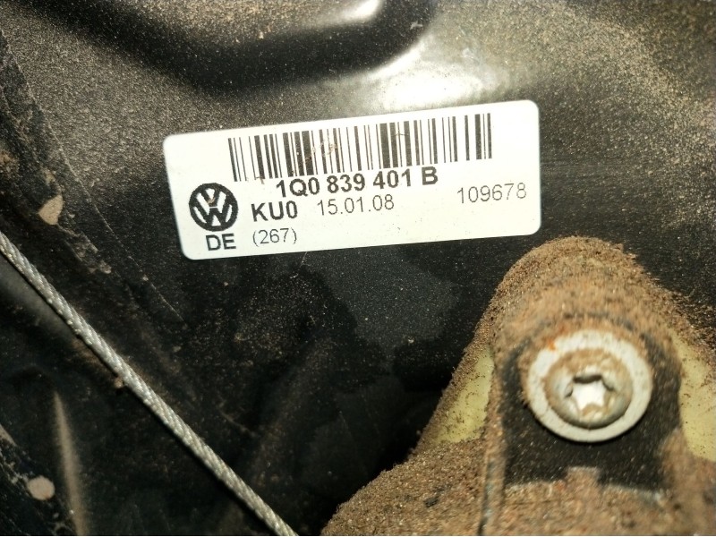 Recambio de elevalunas trasero izquierdo para volkswagen eos (1f7, 1f8) 2.0 fsi referencia OEM IAM 1Q0839401B  