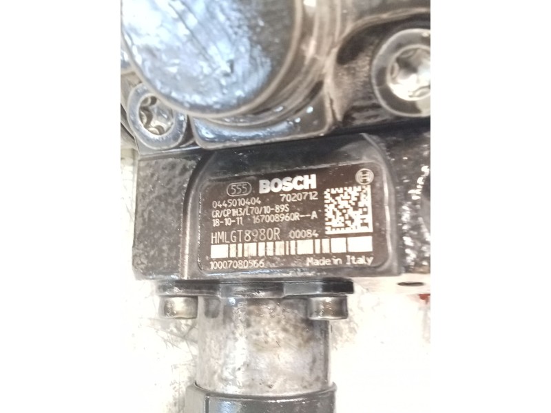Recambio de bomba inyeccion para fiat talento furgoneta (296_) 1.6 d referencia OEM IAM 0445010404 7020712 167008960R BOSCH Recambio de bomba inyeccion para fiat talento furgoneta (296_) 1.6 d referencia OEM IAM 0445010404 7020712 167008960R BOSCH