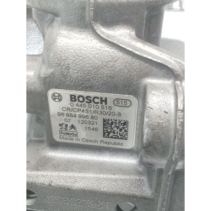 Recambio de bomba inyeccion para citroën berlingo furgoneta/monovolumen (b9) 1.6 hdi 90 referencia OEM IAM 0445010516 9688499680