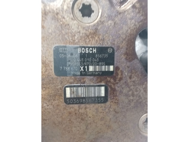 Recambio de bomba inyeccion para bmw serie 1 berlina (e81/e87) 118d referencia OEM IAM 0445010045 856735 BOSCH