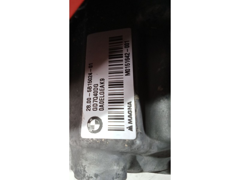 Recambio de caja cambios para bmw x1/ix1 u11 x1 sdrive18d referencia OEM IAM GD7Q40DG AUTOMATICA 2800 581502401 M151642001