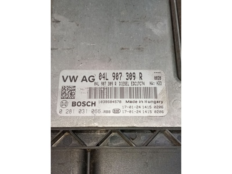 Recambio de centralita motor uce para skoda octavia iii (5e3, nl3, nr3) 2.0 tdi referencia OEM IAM 04l907309r 0281031066 