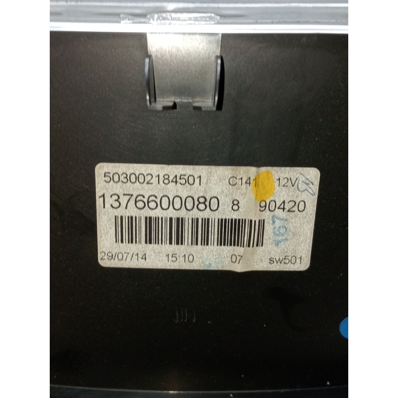 Recambio de cuadro instrumentos para citroën nemo furgoneta/monovolumen (aa_) 1.3 hdi 75 referencia OEM IAM 1376600080 503002184