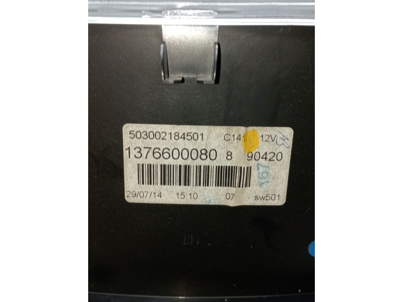 Recambio de cuadro instrumentos para citroën nemo furgoneta/monovolumen (aa_) 1.3 hdi 75 referencia OEM IAM 1376600080 503002184
