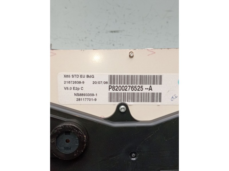 Recambio de cuadro instrumentos para renault clio ii (bb_, cb_) 1.2 16v (bb05, bb0w, bb11, bb27, bb2t, bb2u, bb2v, cb05,... refe