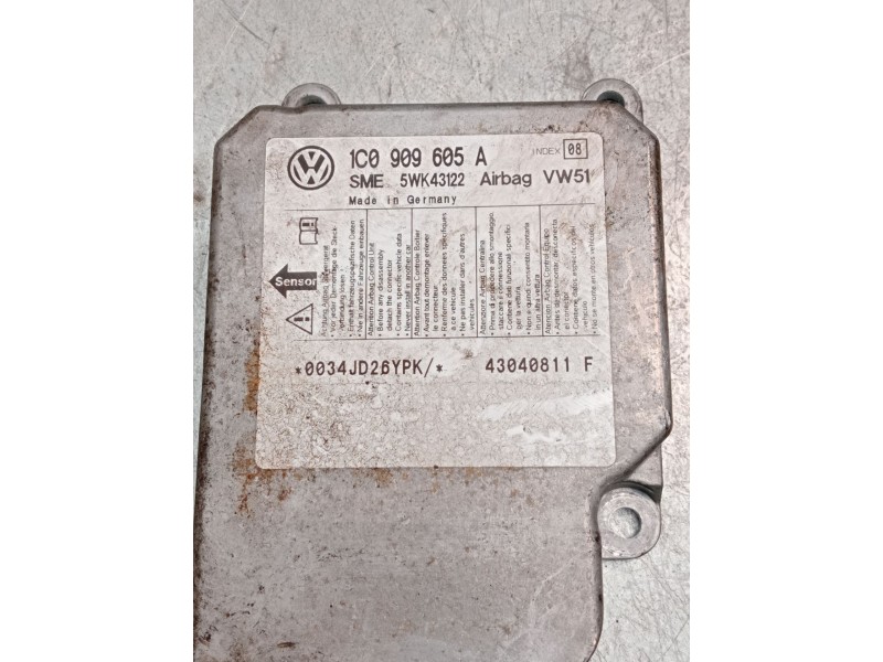 Recambio de centralita airbag para seat leon (1m1) 1.9 tdi referencia OEM IAM 1c0909605a  