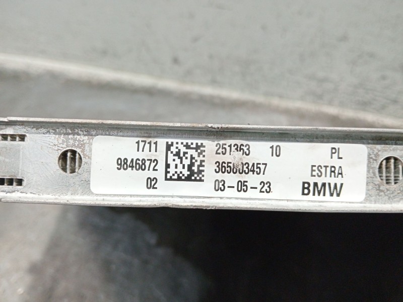 Recambio de radiador agua para bmw x1/ix1 u11 x1 sdrive18d referencia OEM IAM 365803457 9846872 