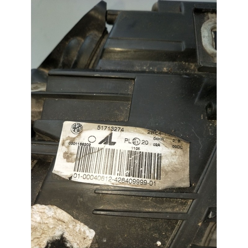 Recambio de faro derecho para alfa romeo 147 (937_) 1.9 jtd (937.axd1a, 937.bxd1a) referencia OEM IAM 51713274  