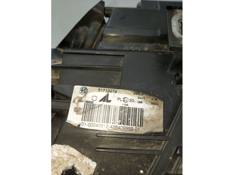 Recambio de faro derecho para alfa romeo 147 (937_) 1.9 jtd (937.axd1a, 937.bxd1a) referencia OEM IAM 51713274  
