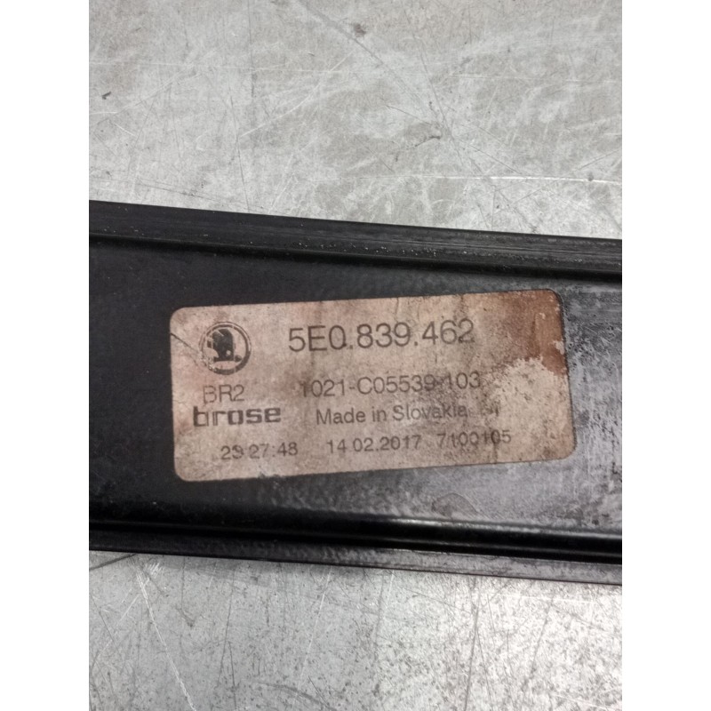Recambio de elevalunas trasero derecho para skoda octavia iii (5e3, nl3, nr3) 2.0 tdi referencia OEM IAM   