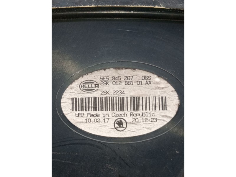 Recambio de piloto trasero izquierdo para skoda octavia iii (5e3, nl3, nr3) 2.0 tdi referencia OEM IAM 5e5945207 2sk01288101 