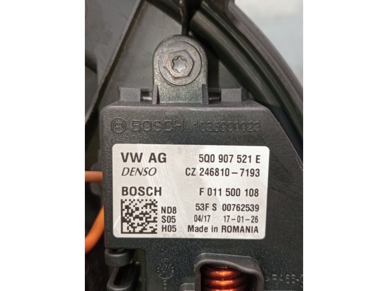 Recambio de motor calefaccion para skoda octavia iii (5e3, nl3, nr3) 2.0 tdi referencia OEM IAM 5q0907521e 1035900023 f011500108