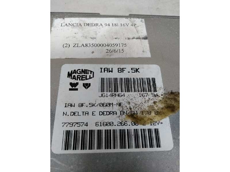 Recambio de centralita motor uce para lancia dedra berl. 1.8 cat referencia OEM IAM IAW8F5K 7797574 6160026600