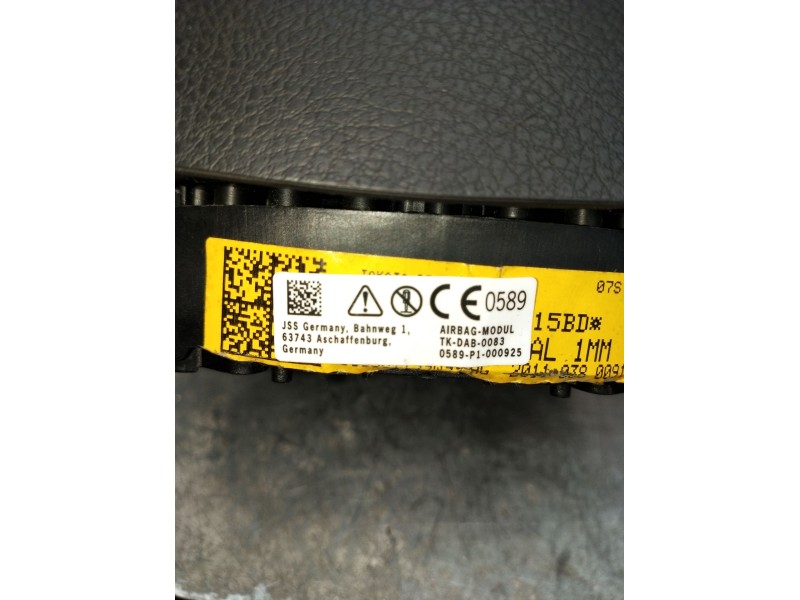 Recambio de airbag delantero izquierdo para seat altea (5p1) 1.2 tsi referencia OEM IAM 0589P1000925  