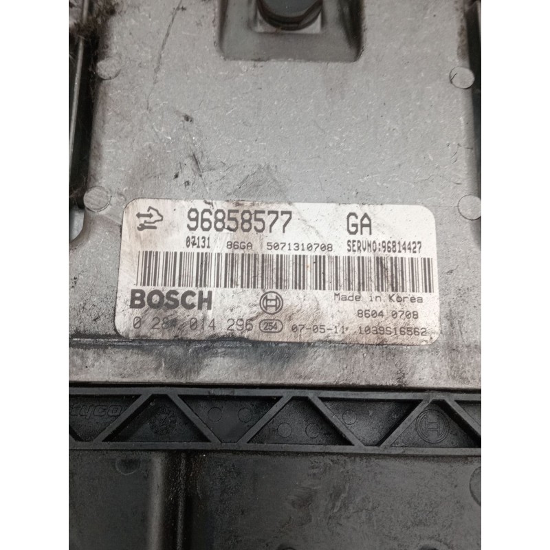 Recambio de centralita motor uce para chevrolet captiva (c100, c140) 2.0 d referencia OEM IAM 0281014296 96858577 