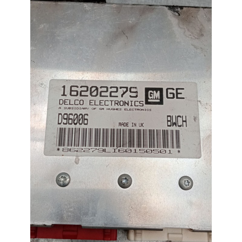 Recambio de centralita motor uce para opel corsa b (s93) 1.4 i (f08, f68, m68) referencia OEM IAM 16202279 d96006 