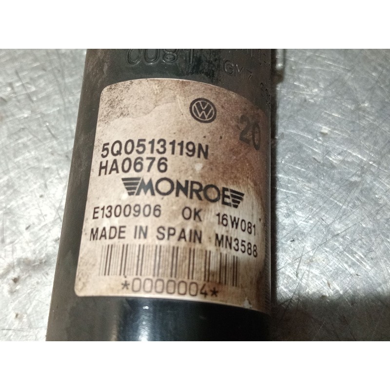 Recambio de amortiguador trasero derecho para skoda octavia iii (5e3, nl3, nr3) 2.0 tdi referencia OEM IAM 5Q0513119N  