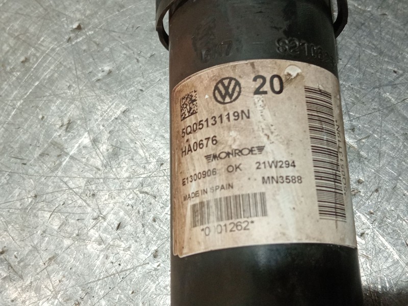 Recambio de amortiguador trasero izquierdo para skoda octavia iii (5e3, nl3, nr3) 2.0 tdi referencia OEM IAM 5Q0513119N  