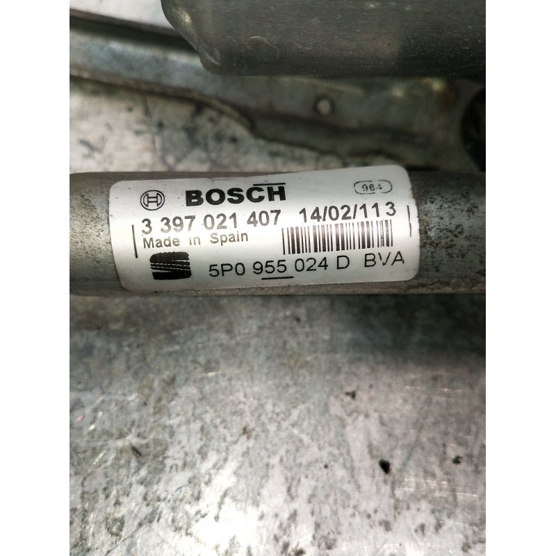 Recambio de motor limpia delantero para seat altea (5p1) 1.2 tsi referencia OEM IAM 3397021407 5P0955024D DELANTERO DERECHO